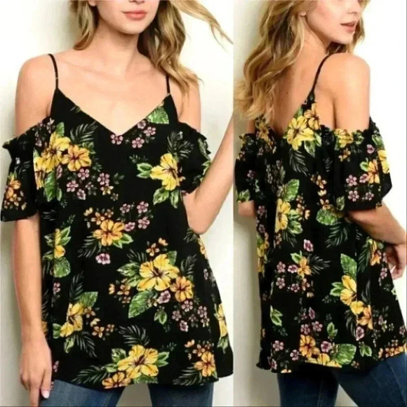 FLORAL TOP - Picture 2 of 2